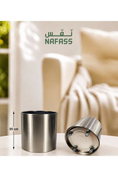 nefes OTS ستيل راوند 35x35 سم مع عجلات