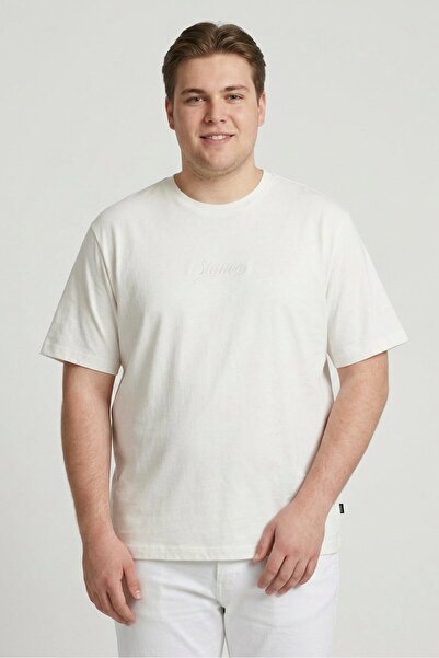 Stance Men Crew Neck Short Sleeve Embroidered Logo T-Shirt, White