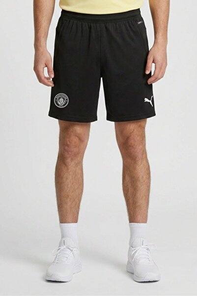Puma x Manchester FC Men Sportswear Fit Football Shorts, Black