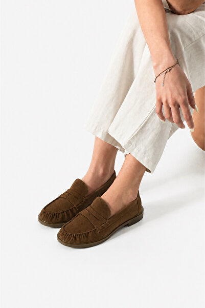 LİNYLİFE Muda Women's Daily Suede Loafer Comfortable Shoes