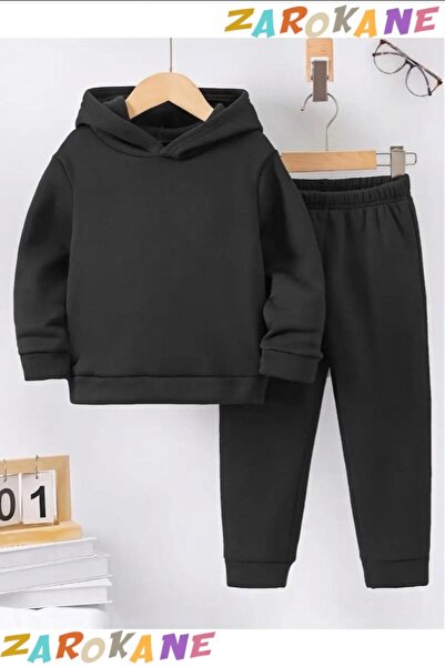 ZAROKANE Girls/Boys Winter Children's Hooded Cotton Insulated Tracksuit Set f...
