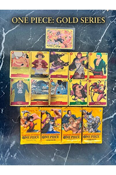 CANTEX TECH One Piece Play Card Special 10 Pieces Gold Card 4 Pack Op-04 Boos...