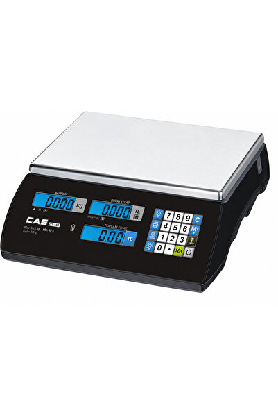 CAS ER JR 30 Kg (Onaylı) Fiyat Hesaplamalı Terazi