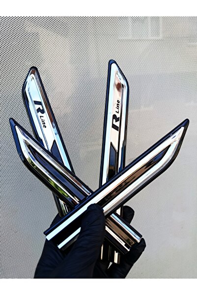 adagarage Volkswagen R-line Çamurluk Logosu Passat Golf Arteon R-line Arma Rl...