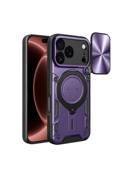KleVero Phone Case for iPhone 18 Pro Max, CamGuard Pro, Purple