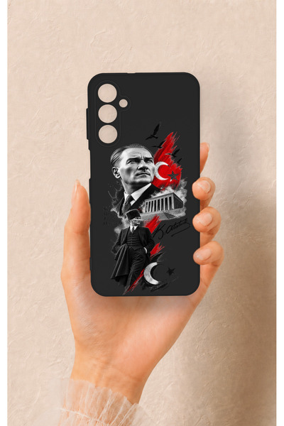Vip Case Samsung A24 Compatible Ataturk Anıtkabir Patterned Silicone Case