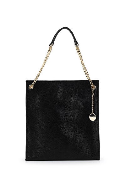 Tamer Tanca Women's Genuine Leather Black Handbag