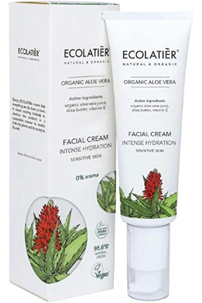 ECOLATIER Intense Hydration Facial Cream with Organic Aloe Vera 50 ml