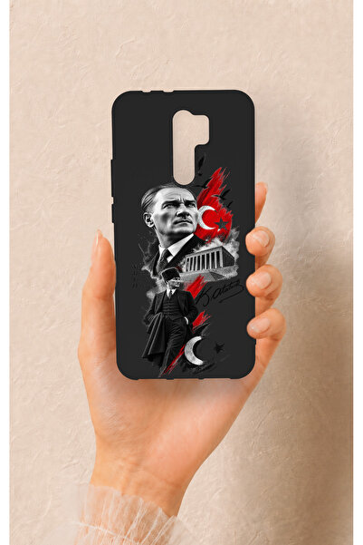 Vip Case Redmi 9 Uyumlu Atatürk Anıtkabir Desenli Silikon Kılıf