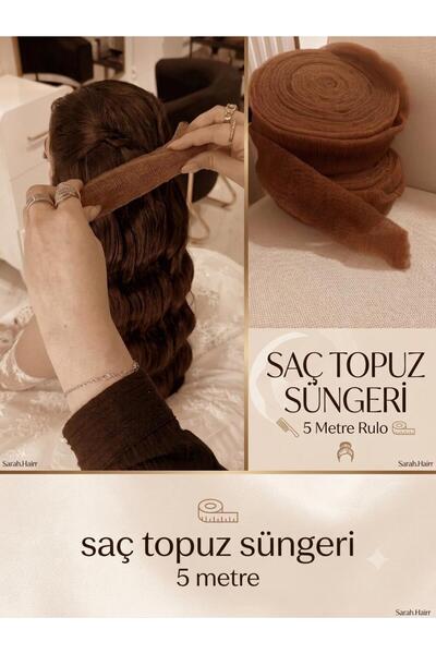 SEVRU Hair Bun Sponge & Net 5 Meter Roll Hair Styling Bun Apparatus