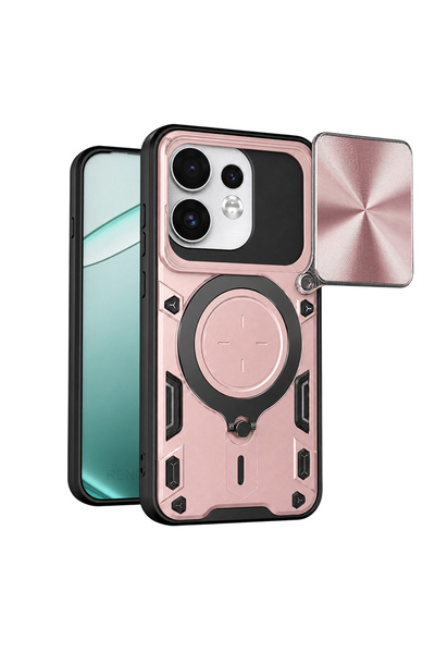 OEM Θήκη για Oppo Reno16 / Oppo Reno16 Pro SSKY258, Θήκη-βάση προστασίας, Ροζ...