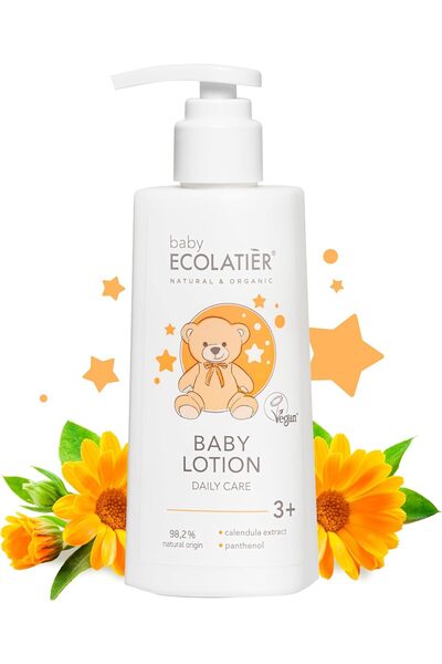 ECOLATIER Daily Care Baby Lotion (3+) 150ml – Natural Moisturizing Lotion wit...