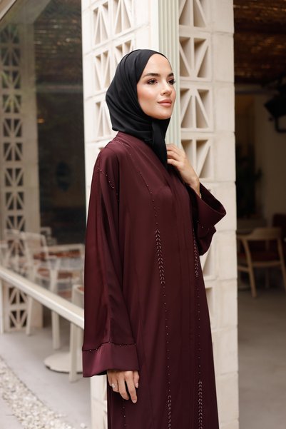 arga prive Dubai Silk Hand Embroidered Abaya