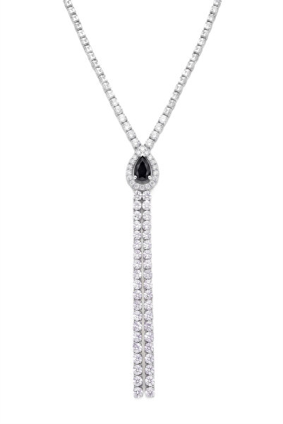 Bozhi Vip Y Necklace Silver Vip Necklace Brass/Bronze Minimal Elegance Gift