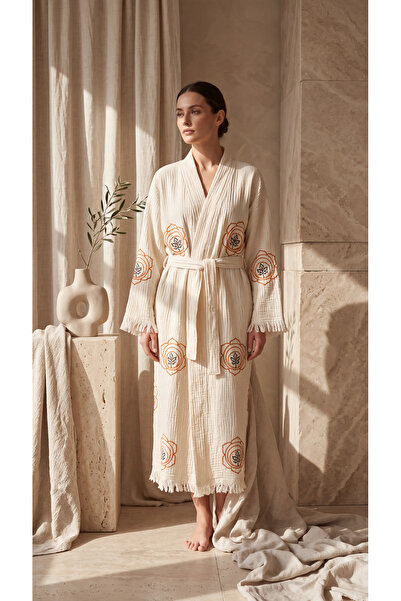 SOLUTE Müslin Kimono Bornoz