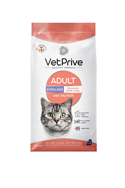 N&D Vet Prive Somonlu Kısır Kedi Maması 1,5 kg