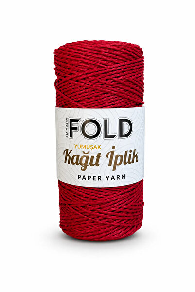 BD fold yarn Soft Paper Thread Red 200 Grams Knitting Thread Bag Thread