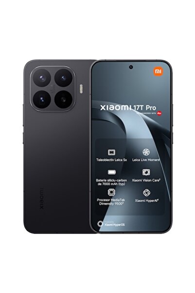 Xiaomi Telefon mobil 17T Pro, 12GB RAM, 256GB, negru, 6.83 ", Dual SIM, 5G, L...
