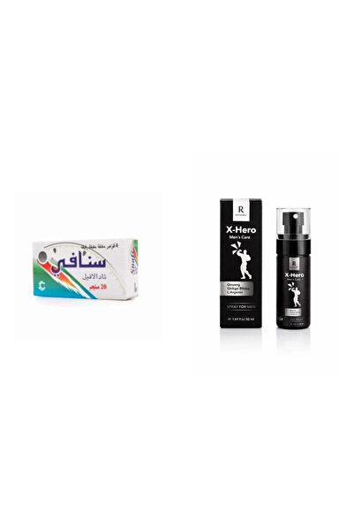 SPIMACO اكس هيرو بخاخ + سنافي 20ملج 4 أقراص | كومبو القوة المزدوج