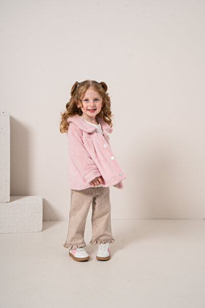 JNF kids Baby Girl & Child Plush Jacket and Pants 3-Piece Set