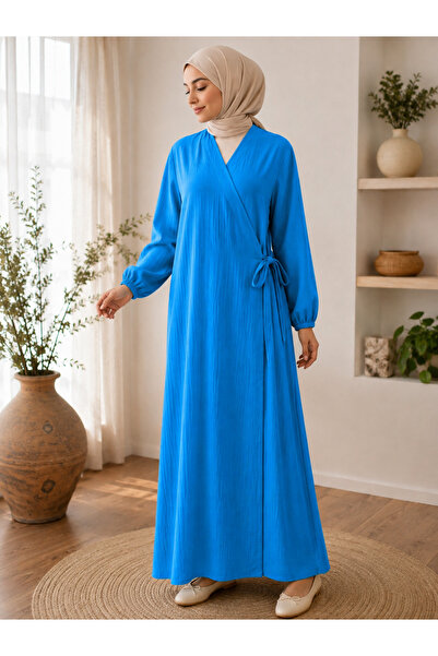 me like home Turkuaz Müslin Ev-Namaz Elbisesi