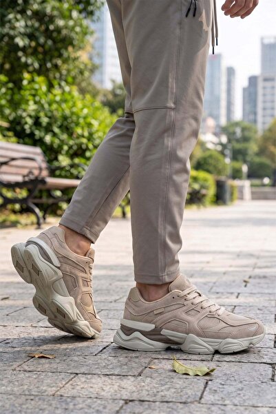 Hammer Jack 25738 Rene Men's Beige Thick Sole Orthopedic Memory Running Walki...
