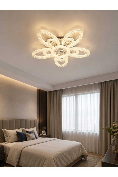 RFAN Candelabru LED RFAN, Model K2557/5+1, cu Telecomandă, 3 Tipuri de Lumină...