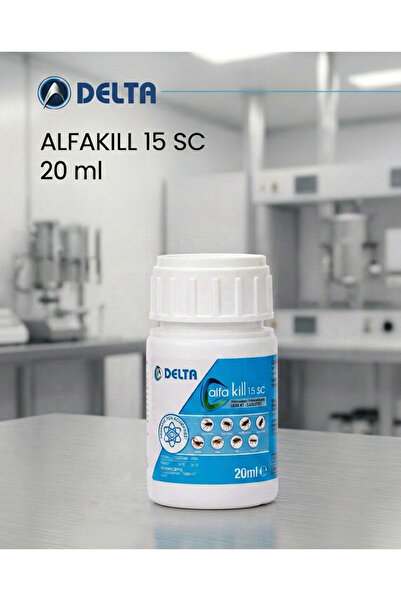 Delta ALFAKİLL 15 SC 20 ml Konsantre Haşere İlacı – Pire, Kene, Akrep, Hamam ...