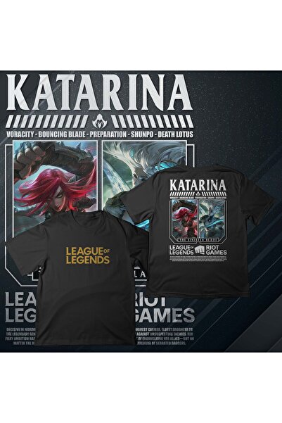 EZ Design League of Legends -Katarina- Printed Oversize T-Shirt
