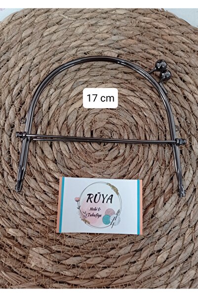 rüya hobi 17 cm Öpücük Klips/Öpücük Burs Çanta Bursu Metal Burs