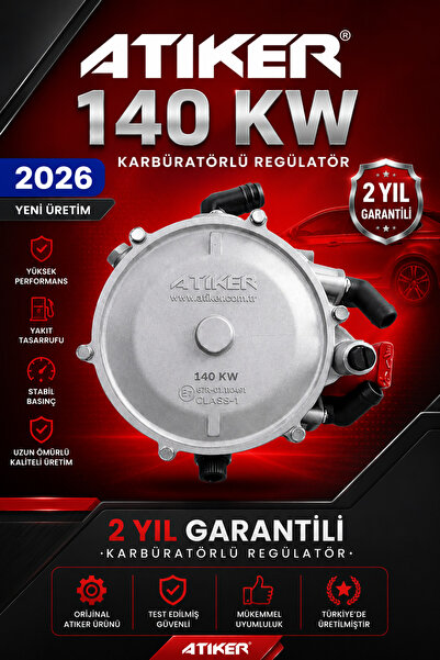 ATİKER Karbüratörlü LPG Beyin Regülatör 140 KW