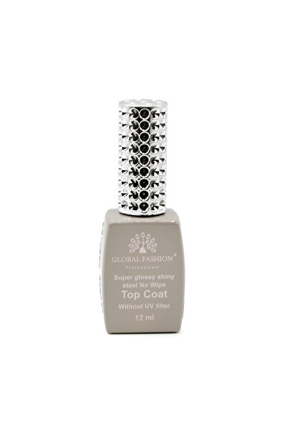 global fashion Top Coat fără filtru UV, Global Fashion, Super Glossy Shiny To...