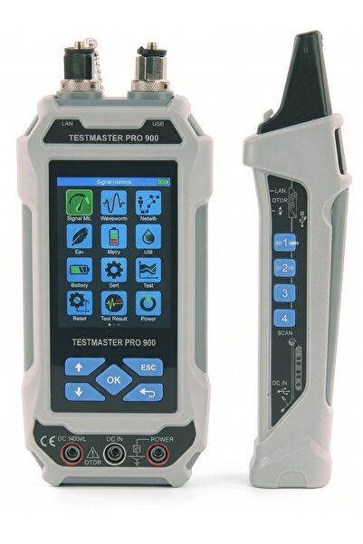 VALUE VAL-WT72B Amiral Gemisi Çok Fonksiyonlu Bakır & Fiber Optik Kablo Test Cihazı, Optik Güç Ölçer, VFL