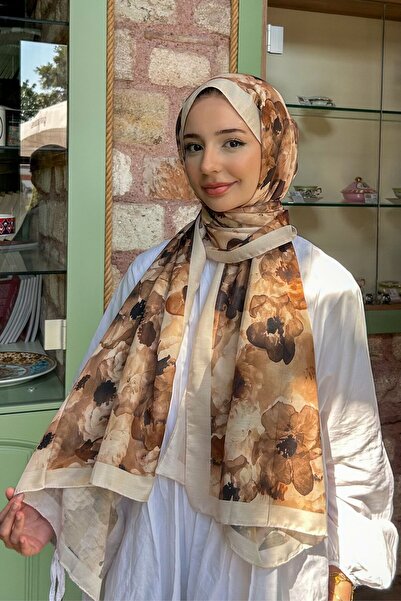 CUOCA LOUNGE Camellia Soft Pamuk Şal Karamel