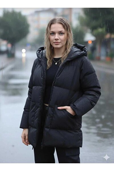 Kadın Oversize Şişme Mont