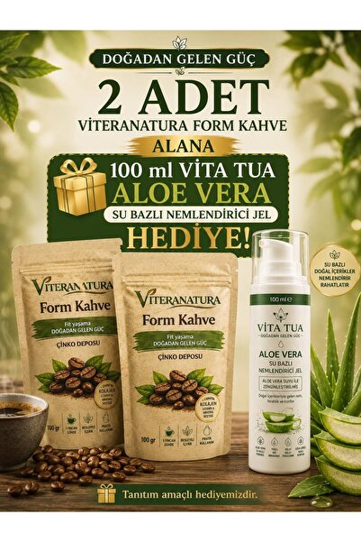 viteranatura Kolajen & L'carnitine Ekstratlı Form Kahve Detoks 200 gr & Alove...