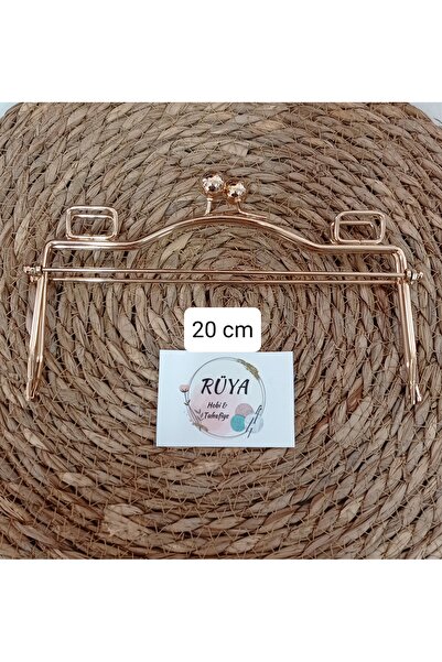 rüya hobi 20 cm Öpücük Klips/Öpücük Burs Çanta Bursu Metal Burs
