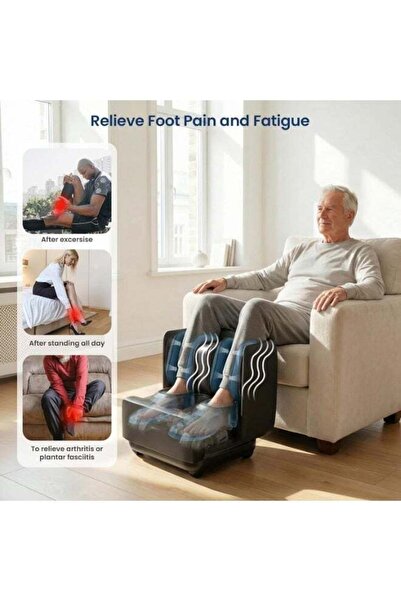 DubaiGallery Electric Foot Massager with Heat and Air Compression, Full Cover...