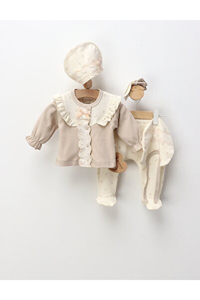 MiniKids Annelise σετ πρέμιουμ, μπεζ