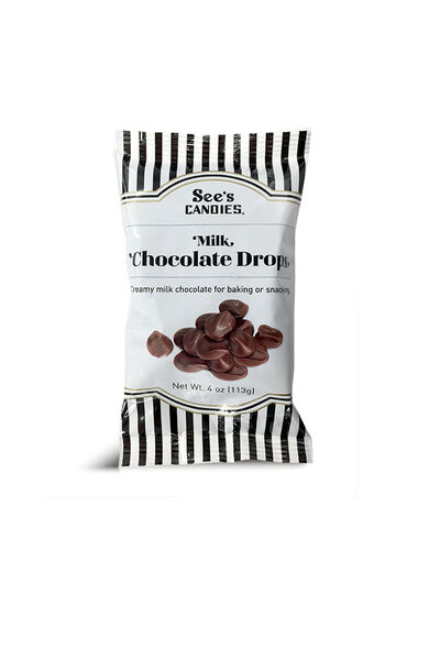 See's Candies Milk Chocolate Drops - 4 oz.