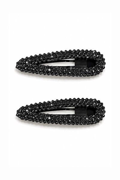 New Obsessions 2 Pieces of Crystal Stone Snap Buckle