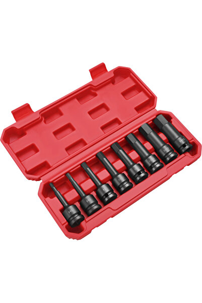 Kraft&dele Set of 1/2" HEX impact socket wrenches, Kraft&Dele, 8 pieces H5-H1...