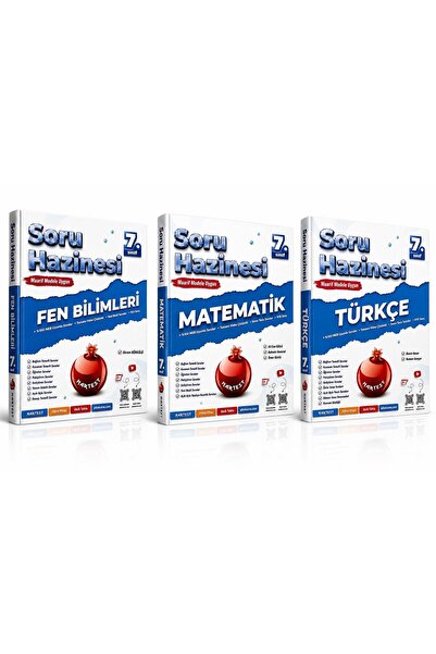 Nartest Yayınları 7. Sınıf Fen Bilimleri - Mateamatik - Türkçe Soru Hazinesi ...
