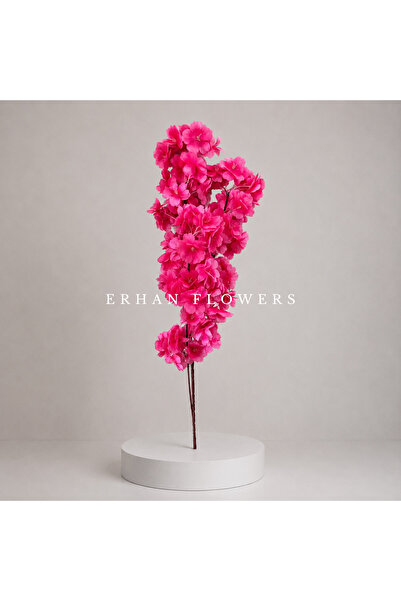 ERHAN FLOWERS YAPAY PEMBE SAKURA DALI - DEKORATİF VAZO İÇİ JAPON KIR ÇİÇEĞİ D...