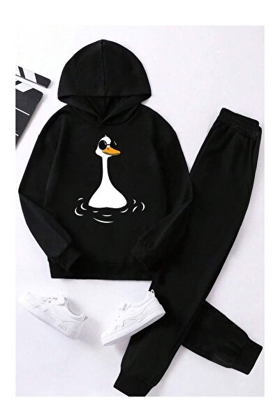 DAXİS Sportwear Company Duck Printed Children's Tracksuit Set