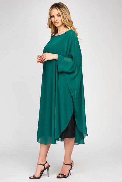 SIMPLU FASHION Rochie lunga din voal