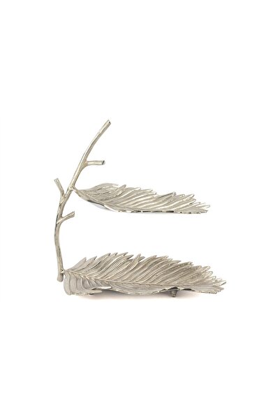Mikasa Moor Antik Silver 2 Yaprak Sunum Standı 43x24x42cm