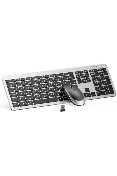 GENERAL Sinda Wireless Keyboard and Mouse Combo - Full-Size Slim Wireless Key...