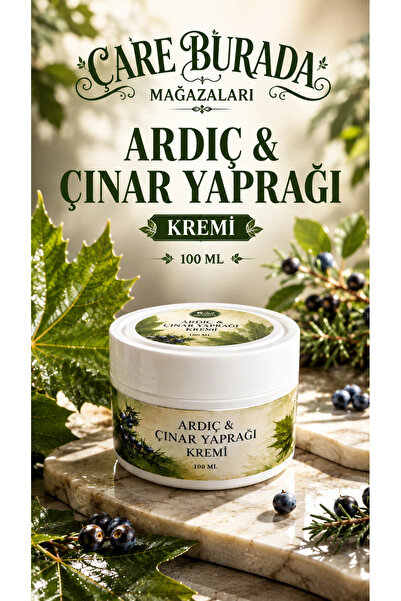 Çare Burada - Ardıç ve Çınar Yaprağı Masaj Kremi 100 Ml