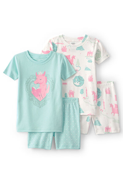 Carter's Set de pijamale pentru fetițe, 2-5 ani, multicolor
